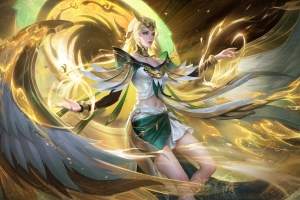 海月 金乌负日 王者荣耀 高清无水印4K壁纸3840x2400