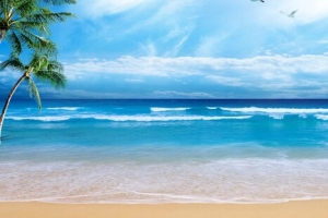 蓝色海洋背景