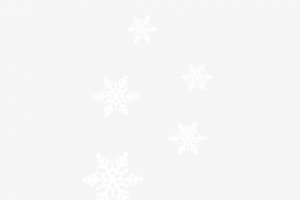 白色雪花飘落装饰