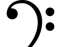 低音谱号图标