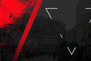 双12狂欢节三角黑色banner