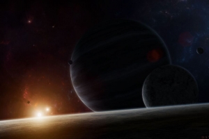 行星 闪光 明亮 辉光 太空 4k壁纸 3840x2160