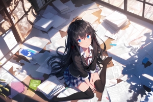 雪之下雪乃3200x2000高清电脑壁纸全屏
