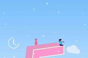 创意小清新女性双十一双十二促销购物