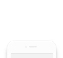 白色手机模型高清PNG透明图片-生活用品设计素材免费下载