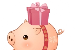 福猪送礼迎新春