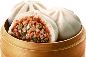 大蒸笼肉包子高清PNG透明免扣设计素材免费下载