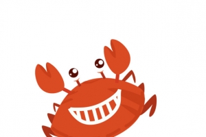 无敌可爱绘画小螃蟹