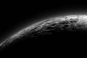 宇宙中的黑色星球海报背景