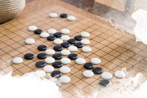 五子棋牌巅峰对决背景