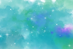 水彩星空渐变背景