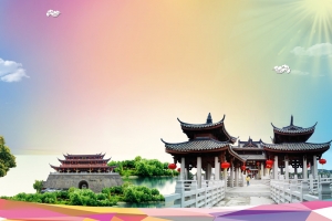 潮汕海报三天海报背景产素材