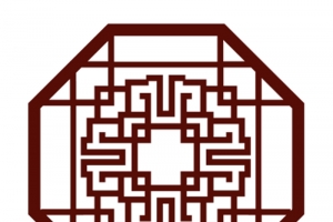 中国红窗棱