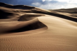 黄色波纹沙漠高清PNG透明背景摄影风景设计素材免费下载
