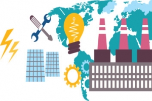 电力厂发电过程.