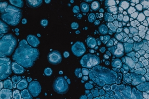 点 纹理 抽象 蓝色 油漆 4k壁纸 3840x2160