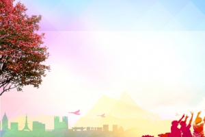 青春活力阳光彩色背景
