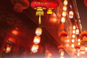 春节年货节海报背景