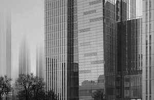 淘宝男装欧美建筑banner背景