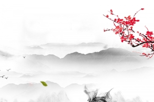水墨茶壶背景图