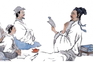 古人私塾学习