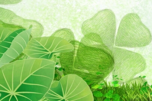 二十四节气立春绿色简约手绘banner