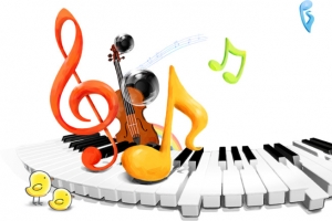 钢琴音乐补习班高清PNG透明免扣设计素材免费下载