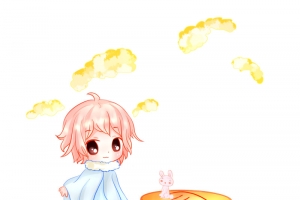 中秋卡通女孩月饼