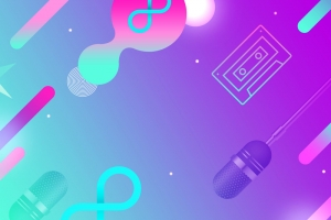 狂欢音乐盛典创意海报背景