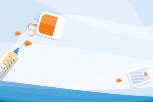 全面医疗卡通童趣蓝色banner
