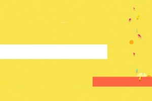 双十一大促狂欢简约黄色banner