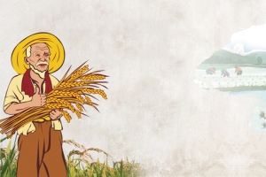 五常大米卡通童趣动画banner