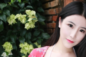 谢芷馨 户外长发美女3440x1440壁纸