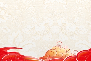红色渐变花纹背景