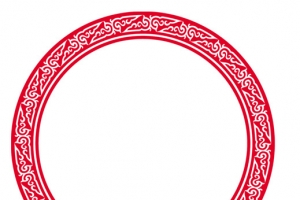中国风  花纹 边框  祥云 剪纸