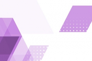 矢量紫色几何banner