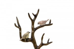 创意树桩首饰架