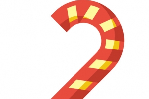 圣诞树拐杖高清PNG透明图片-圣诞节设计素材免费下载