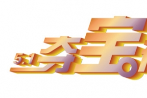 夺宝行动创意字体