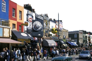 异国风情繁华街道景观