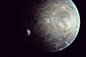 行星 球 圆 图案 空间 4k壁纸 3840x2160