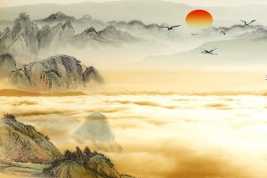 中国风水墨画