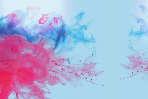 创意喷雾渐变banner
