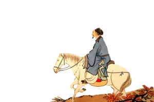 骑马送友