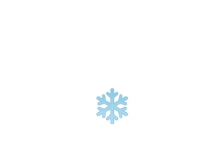 天气符号 下雪 雪花