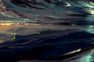 天空 艺术 黑暗 夜间 4k壁纸 3840x2160