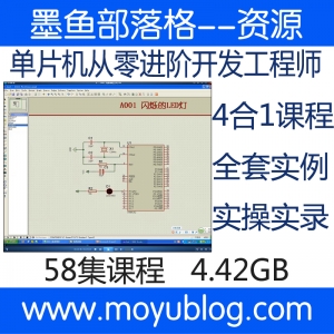 【单片机进阶实战，4合1课程解锁开发新境界】130个精选实例，视频教程全收录，助你零基础成为开发工程师！