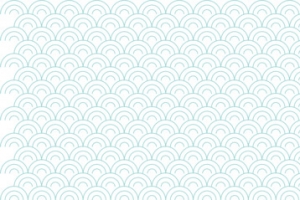 绿色波浪花纹矢量图
