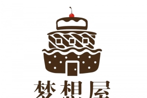 卡通个性的蛋糕的logoPSD分层
