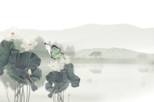 中国风水墨清明节海报banner